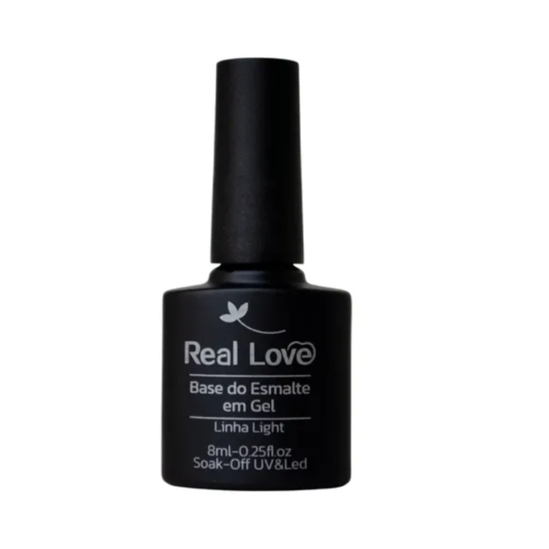 BASE EM GEL LINHA LIGHT 8 ML REAL LOVE