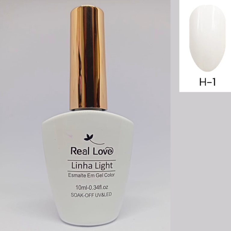 ESMALTE EM GEL COLOR 10ML COR 001 H REAL LOVE