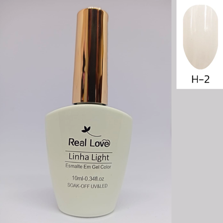 ESMALTE EM GEL COLOR 10ML COR 002 H REAL LOVE