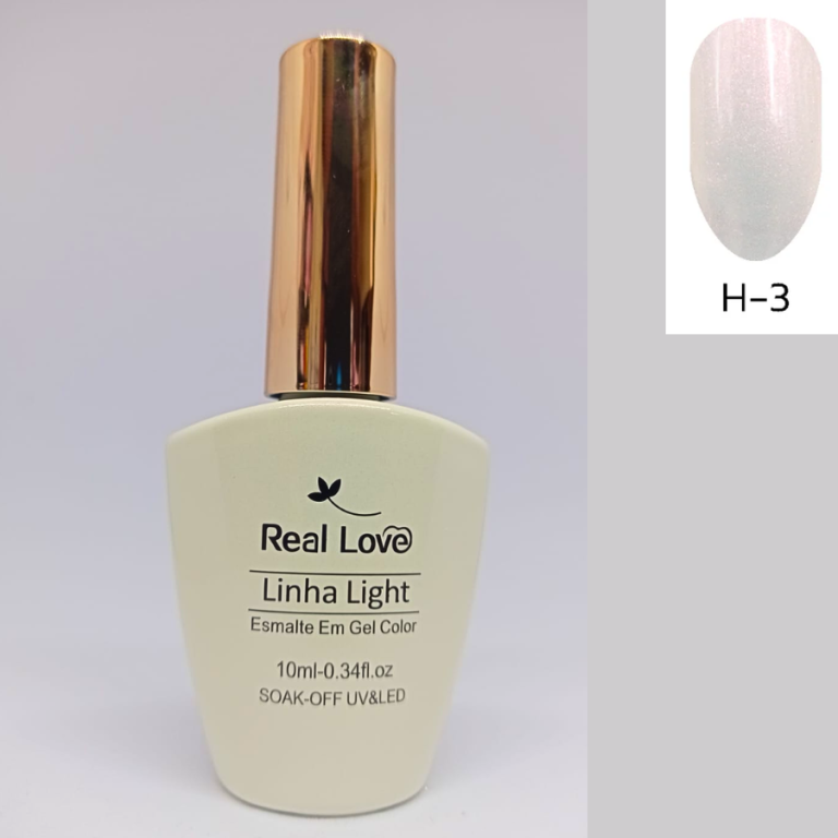 ESMALTE EM GEL COLOR 10ML COR 003 H REAL LOVE