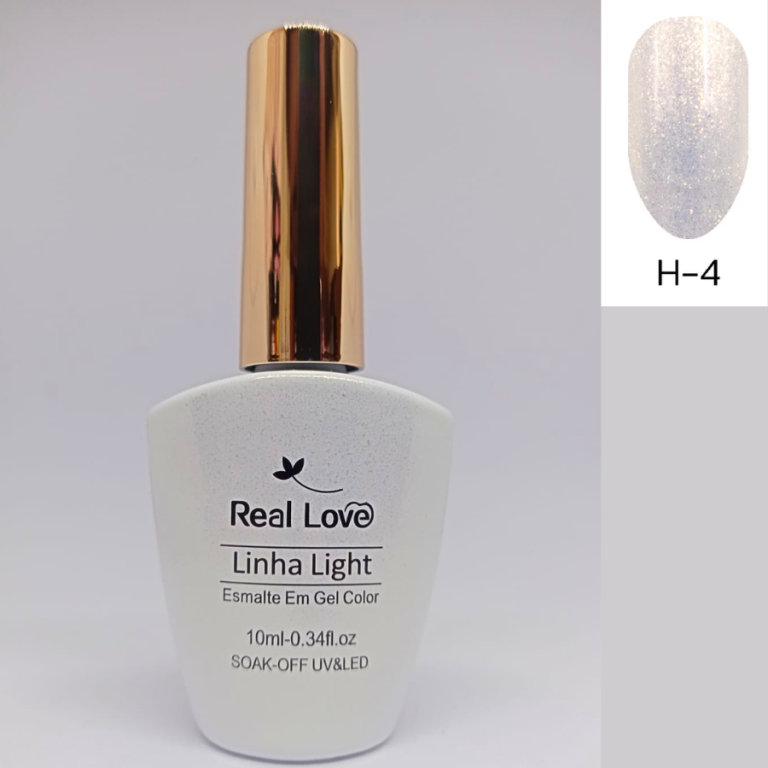 ESMALTE EM GEL COLOR 10ML COR 004 H REAL LOVE