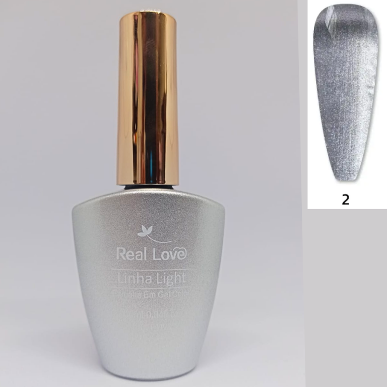 ESMALTE EM GEL COLOR 10ML COR 002 F REAL LOVE
