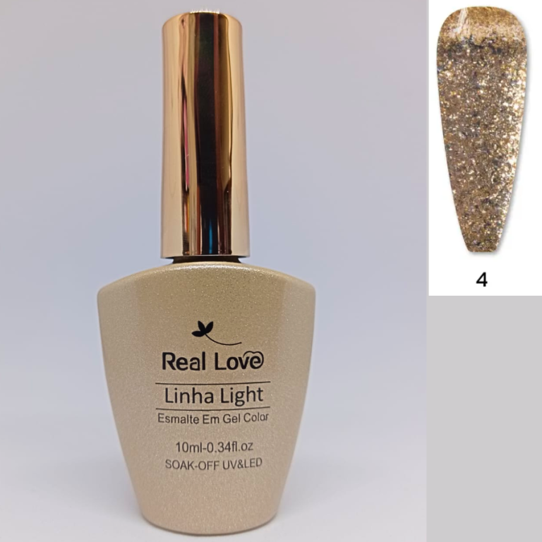ESMALTE EM GEL COLOR 10ML COR 004 F REAL LOVE