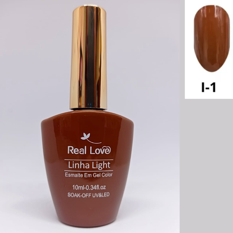 ESMALTE EM GEL COLOR 10ML COR 001 I REAL LOVE