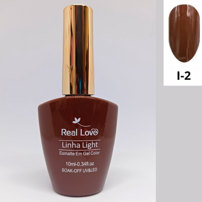 ESMALTE EM GEL COLOR 10ML COR 002 I REAL LOVE