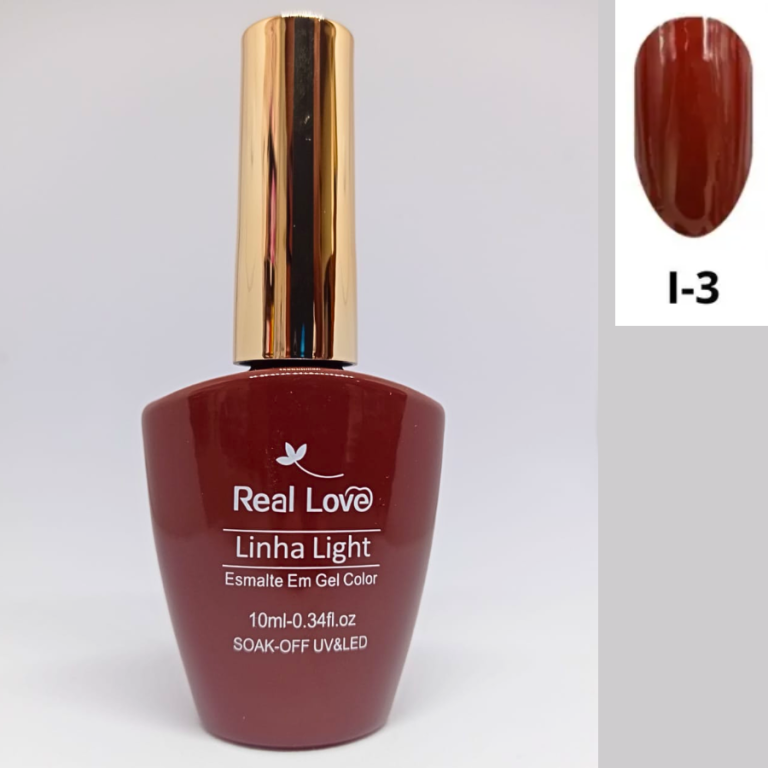 ESMALTE EM GEL COLOR 10ML COR 003 I REAL LOVE