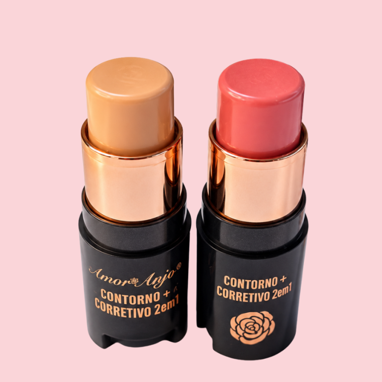 CONTORNO/CORRETIVO E BLUSH EM BASTÃO 2 EM 1 AMOR ANJO BOX COM 24 UN