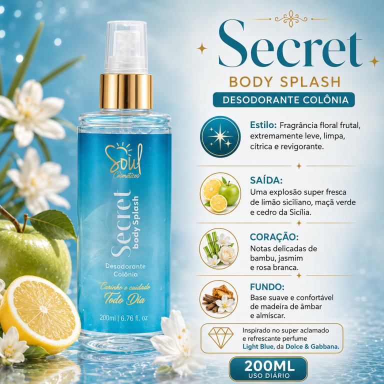 BODY SPLASH SECRET SOUL 200 ML