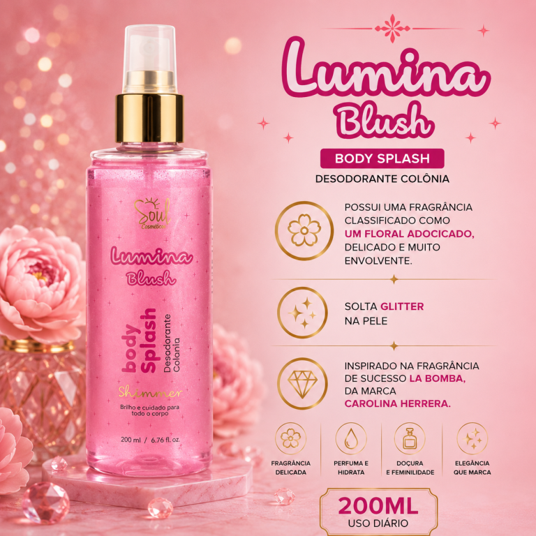 BODY SPLASH LUMINA BLUSH SOUL 200 ML