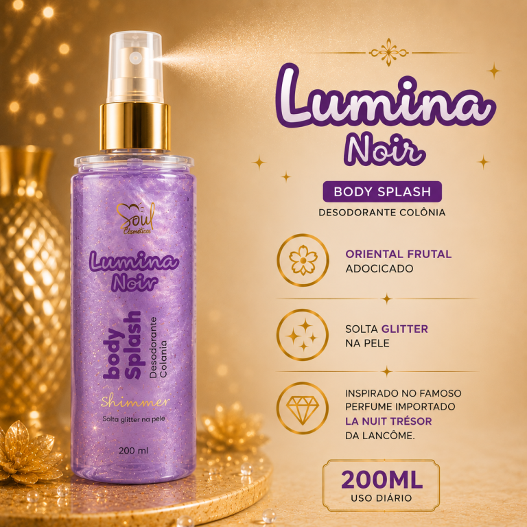 BODY SPLASH LUMINA NOIR SOUL 200 ML