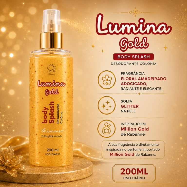 BODY SPLASH LUMINA GOLD SOUL 200 ML