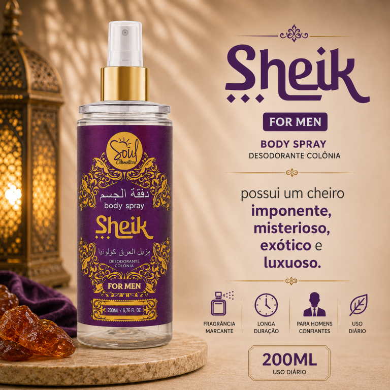 BODY SPLASH SHEIK FOR MEN SOUL 200 ML