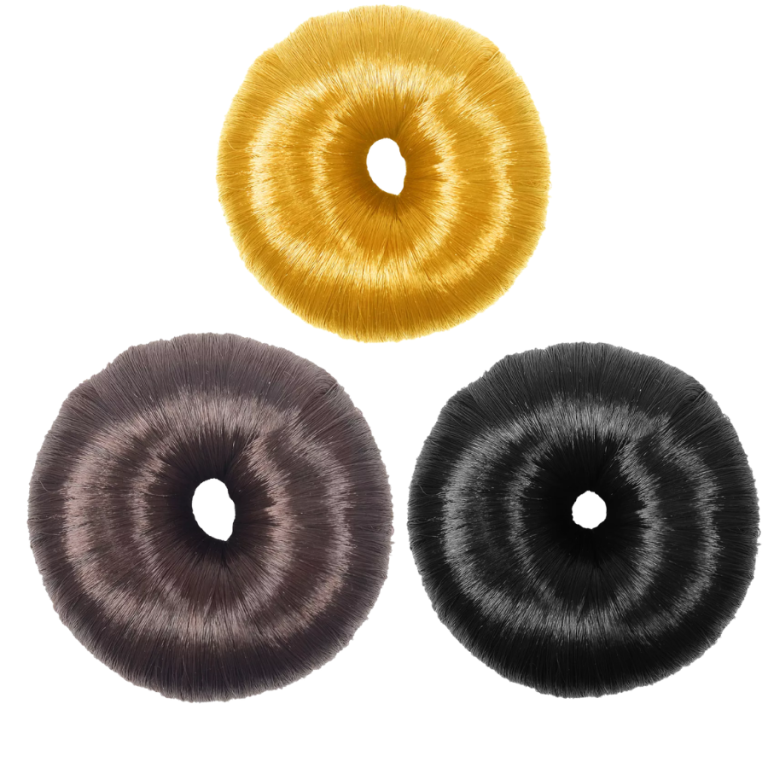 DONUTS ESPONJA COM FORMA DE CABELO 6 CM