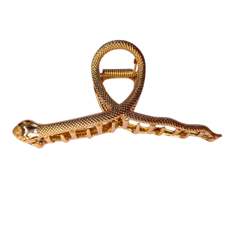 PIRANHA METAL DOURADA SERPENTE 11 CM