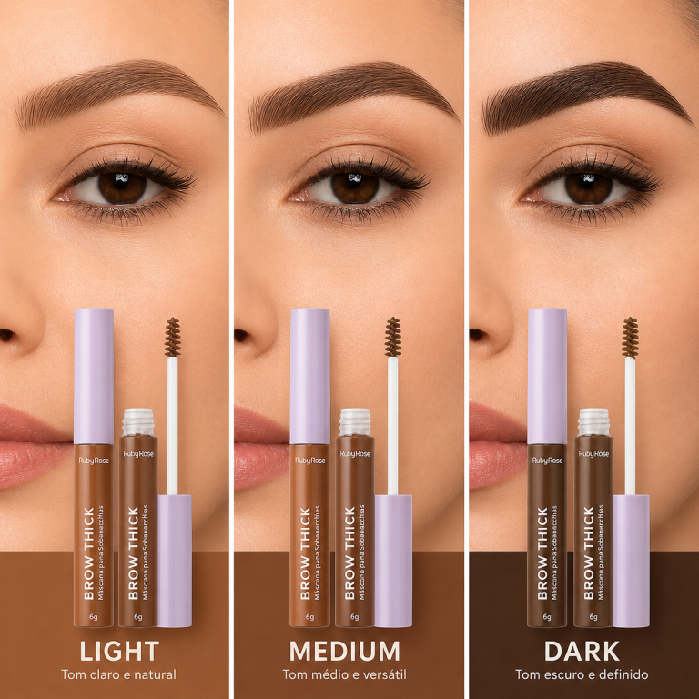 MÁSCARA PARA SOBRANCELHAS BROW THICK RUBY ROSE BOX COM 36UN
