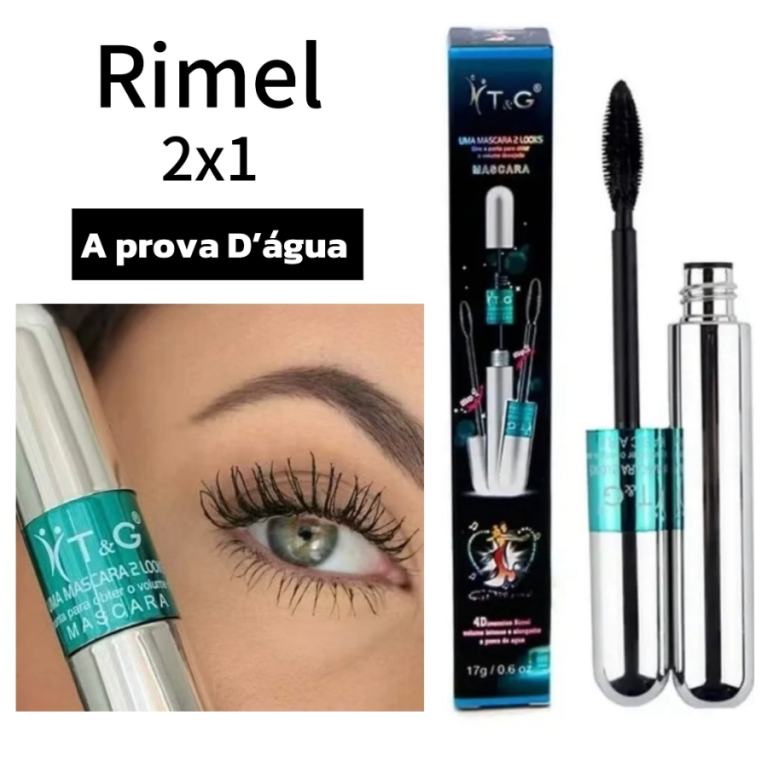 MÁSCARA DE CÍLIOS 2X1 17G TANGO BOX COM 12 UN