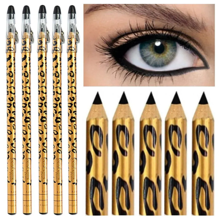 LÁPIS DE OLHO PRETO COM APONTADOR ONÇA BELLA FEMME BOX COM 12 UN