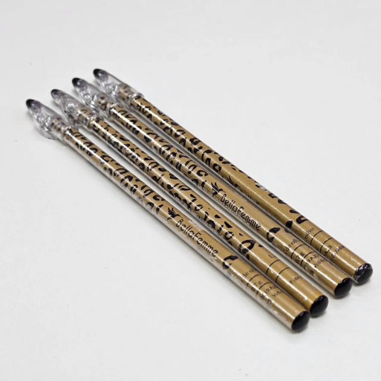 LÁPIS DE OLHO PRETO COM APONTADOR ONÇA BELLA FEMME BOX COM 12 UN