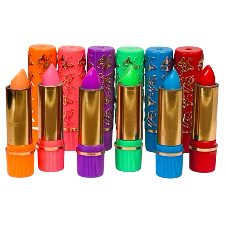 BATOM MÁGICO COLORIDO BELLA FEMME 3,4G BOX COM 12UN