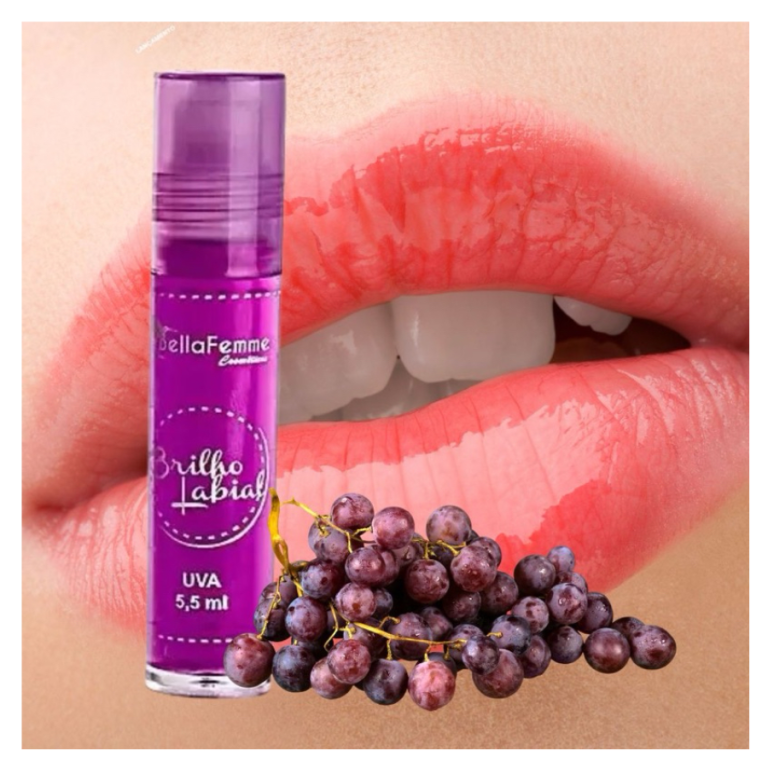BRILHO LABIAL ROLLON FRUTAS BELLA FEMME BOX COM 36 UN