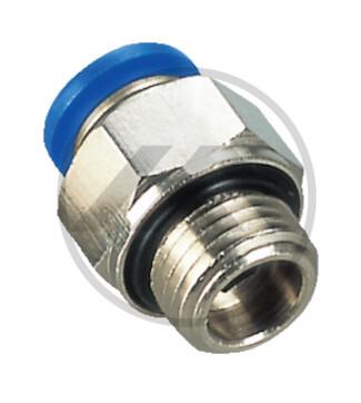 CONECTOR MACHO OD. 6MM X 1/4'' BSP C/04 PÇS