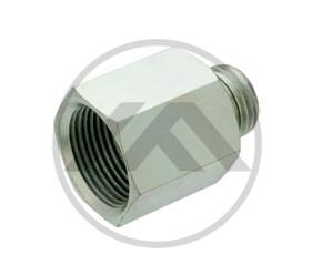 NIPLE M16 X 1,5 X M22 X 1,5 (MACHO/FEMEA) C/02PÇS