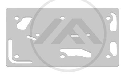 PLACA INTERMEDIÁRIA COMPRESSOR DE AR 85MM