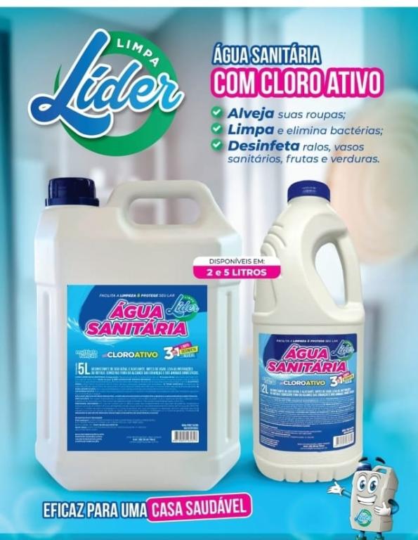 AGUA SANITARIA  LIMPA LIDER 5 L