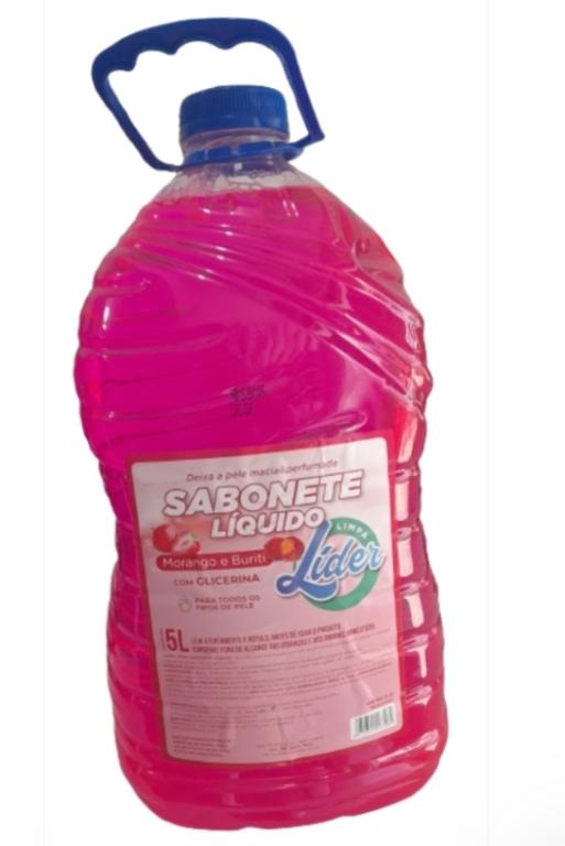 SABONETE LIQ  MORANGO E BURITI LIMPA LIDER 5 L