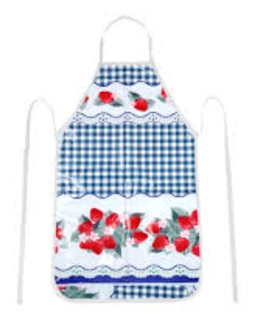 AVENTAL ESTAMPADO FLANELADO  S/ APARADOR 42X62