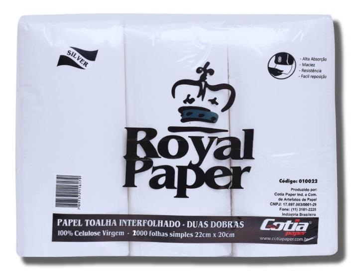 P INTERFOLHA  FS SILVER 22X20 CM 1000 FLS  IMP-0018