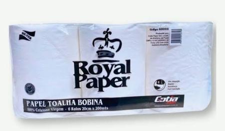 P TOALHA BOBINA F.S. A.CORTE SILVER 20X200 M C/6 R BMP-0010