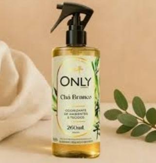 ONLY ODORIZANTE DE AMBIENTES E TECIDOS CHA BRANCO 260 ML