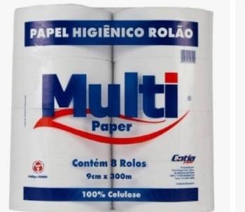 PAPEL HIG. ROLÃO  F.S  MULT 09 CM X 300 M  C/8 R  HMP -0014