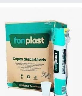 COPO DESCARTAVEL  180 ML PCT C/ 100 UNID FONPLAST