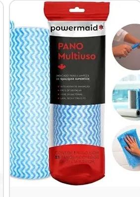 PANO MULTIUSO ROLO C/  25 PEÇAS