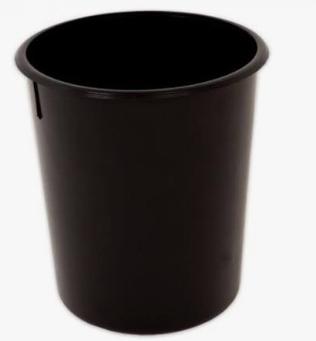 LIXEIRA P/ ESCRITÓRIO  10 L PRETO