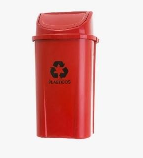 LIXEIRA BASC. COLETA SELETIVA PLASTICO 60 L