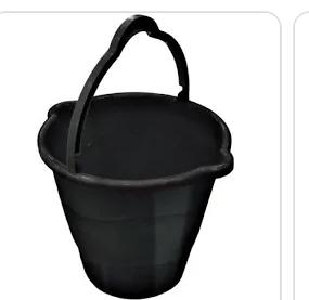 BALDE PRETO BICO DUPLO 10 L  ARQPLAST