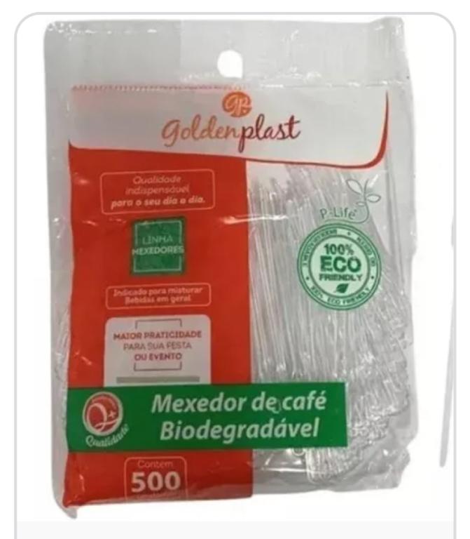 PAZINHA P/ CAFÉ PLASTICA C/ 500 UNID GOLDEM