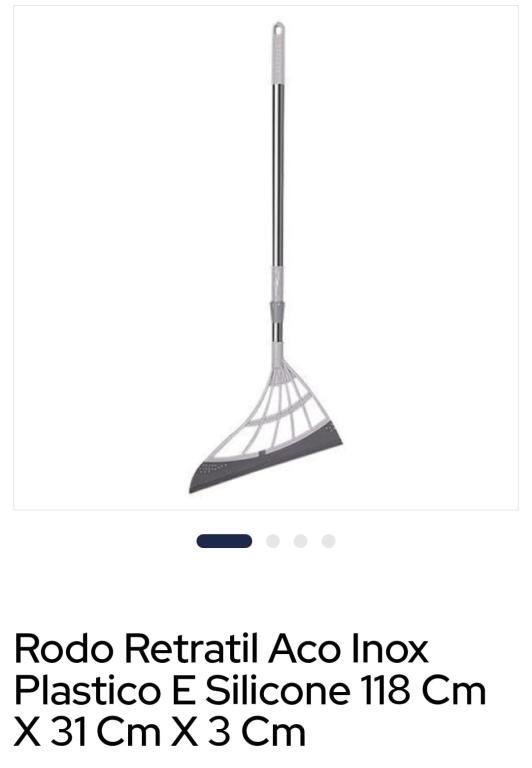 RODO RETRATIL ACO INOX PLASTIC  CK 5372