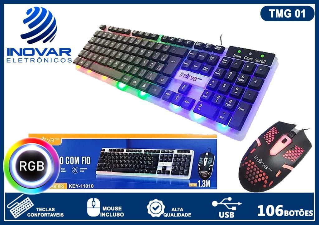 TMG 01 TECLADO + MOUSE GAMER  USB KEY-11010 BM-T13