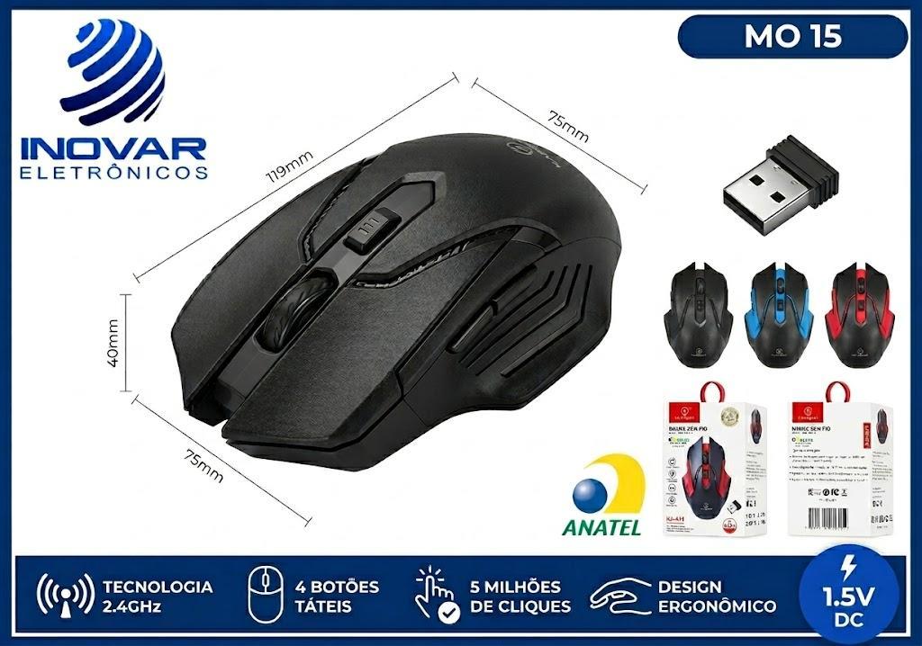 MO 15 MOUSE OPTICO SEM FIO KA-611 KA-608