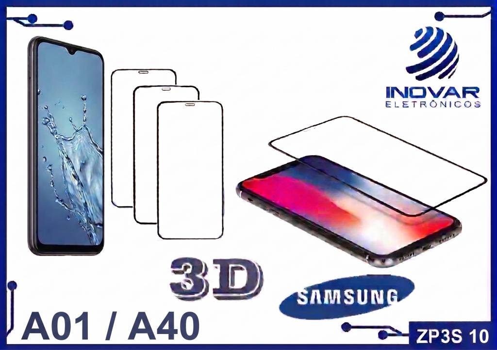 ZP3S 10 PELICULA 3D  SAMSUNG A01/A40