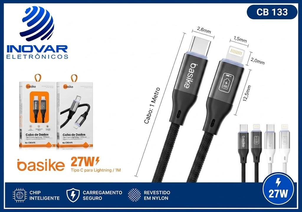 CB 133 CABO USB-C LIGHTNING 1 METRO 27W BA-CBO 415