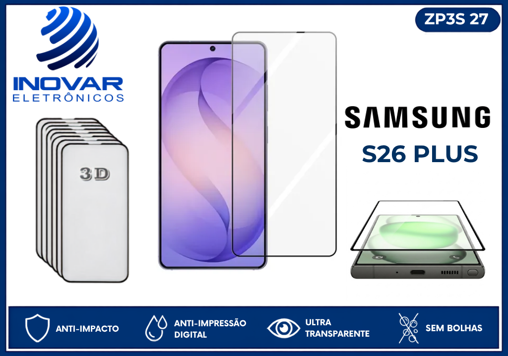 ZP3S 27 PELICULA 3D  SAMSUNG S26 PLUS