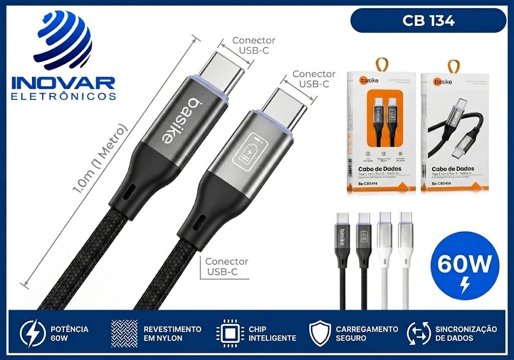 CB 134 CABO USB-C USB-C 1 METRO 60W CBO-414