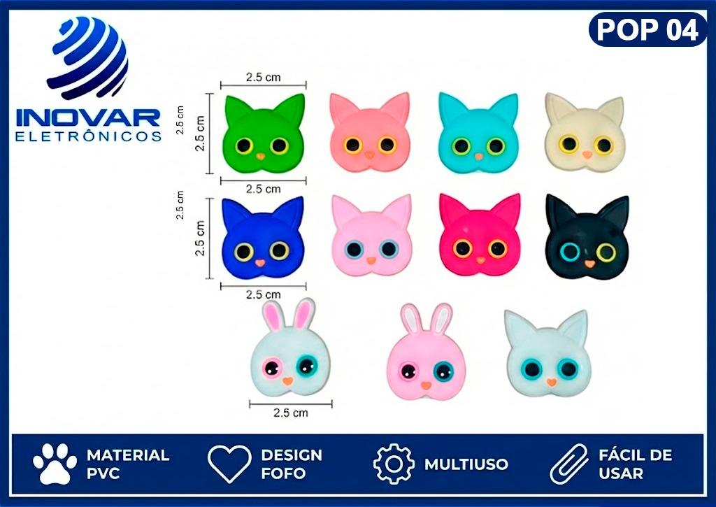 POP 04 POP SOCKET GATO COLORIDO