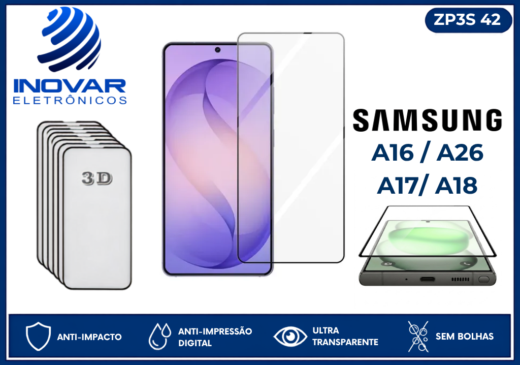 ZP3S 42 PELICULA 3D  SAMSUNG A16 / A26 / A17/ A18