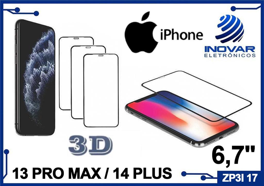 ZP3I 17 PELICULA 3D IPHONE 13 PRO MAX / 14 PLUS (6,7'')